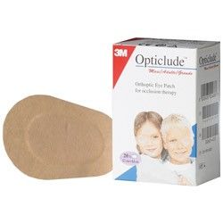 Opticlude silmälappu 8,0X5,7CM 20kpl