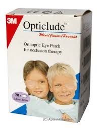 Opticlude silmälappu mini 5,2CMx6CM , 30 kpl
