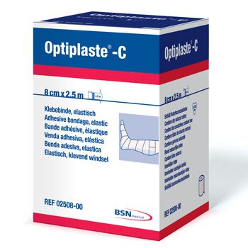 Optiplaste®-C elastinen liimaside, 8 cm x 2,5 m