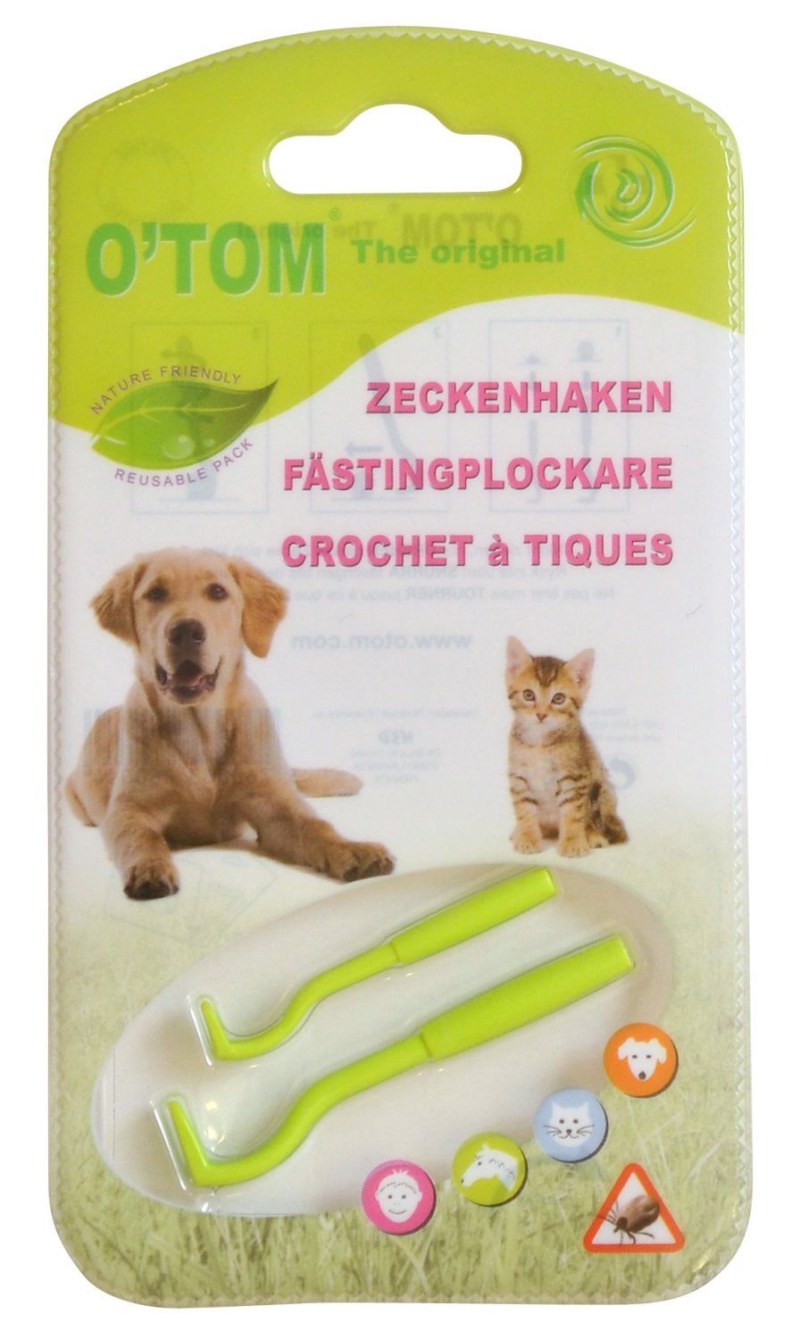 O'Tom Fästingplockare, 2 st