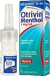 Otrivin Menthol, nässpray, 1 mg/ml, 10 ml