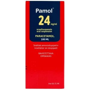 PAMOL 24 mg/ml 100 ml oraalisusp