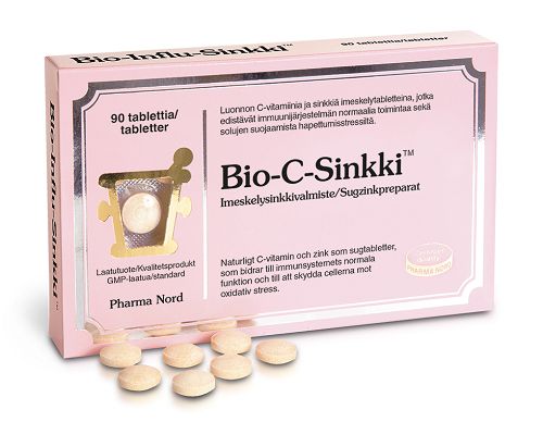 Pharma Nord Bio-C-Sinkki imeskelysinkkivalmiste, 90 tabl. 