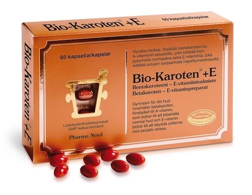 Pharma Nord Bio-Karoten+E, 60 kaps.