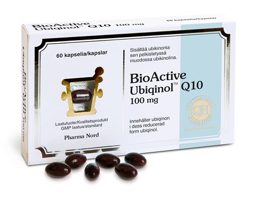 Pharma Nord BioActive Q10 Ubiqinol® 100 mg, 60 kaps.