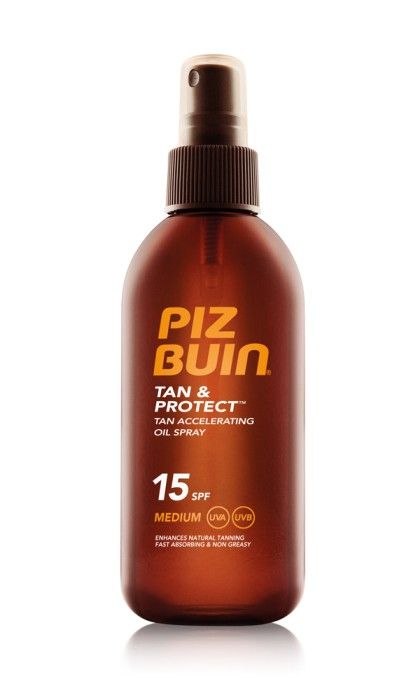 Piz Buin Tan & Protect Sun Oil Spray SPF15, 150 ml