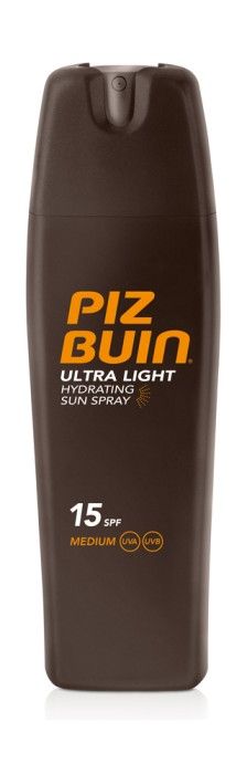 Piz Buin Ultra Light Hydrating Spray SPF15, 200 ml