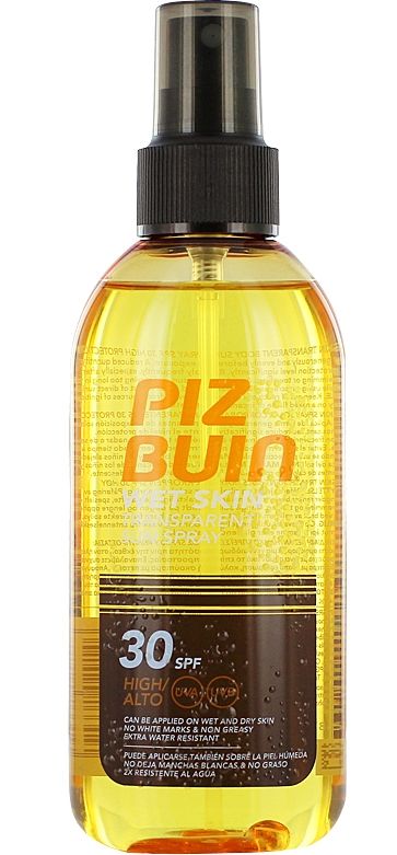 Piz Buin Wet Skin Transparent Sun Spray SPF30, 150 ml