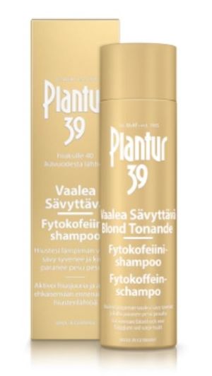 Plantur 39 vaalea sävyttävä fytokofeiinishampoo 250 ml