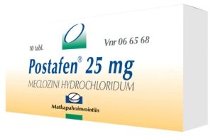 POSTAFEN 25 mg 10 fol tabl