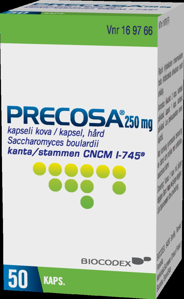 PRECOSA 250 mg 50 kpl kapselia, kova