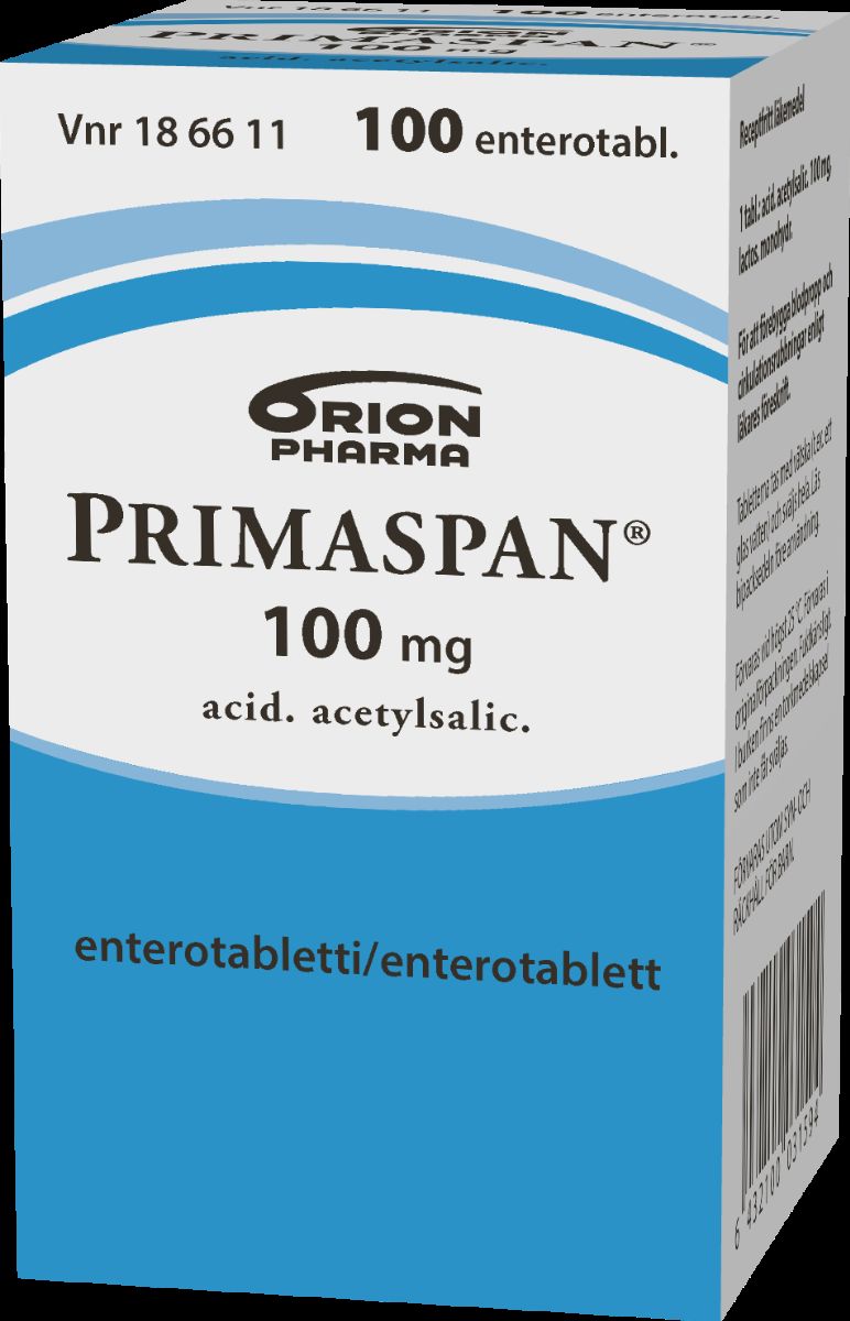 PRIMASPAN 100 mg 100 kpl enterotabl