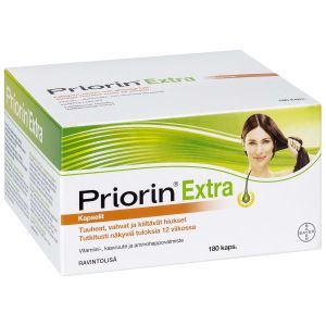 Priorin hiusravintolisä 180 kapselia + Priorin Hiusnaamio 180ml KAMPANJAPAKKAUS