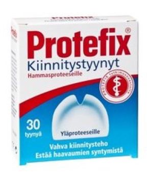 Protefix Kiinnitystyynyt Yläproteesille 30kpl