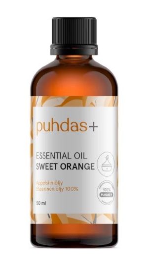 Puhdas+ 100 % Premium essential oil 50 ml, sweet orange JÄTTIKOKO
