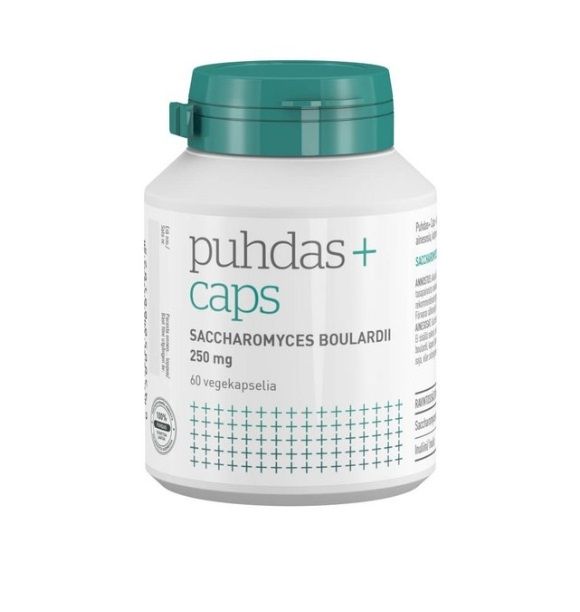 Puhdas+ Saccharomyces boulardii 60 kaps. 250 mg
