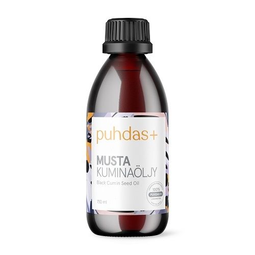 Puhdas+ Mustakuminaöljy, 150 ml
