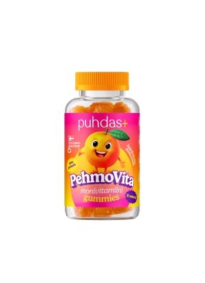 Puhdas+ PehmoVita monivitamiini Gummies 75 kpl