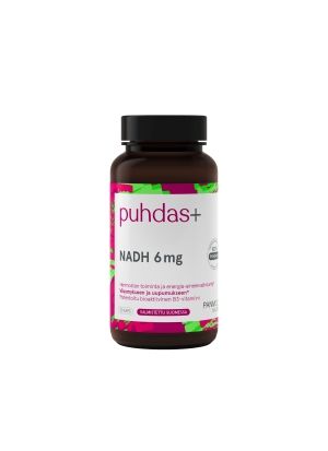 Puhdas+ Vahva NADH 6 mg 50 vegekaps