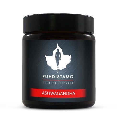 Puhdistamo Ashwagandha uutejauhe, 50 g