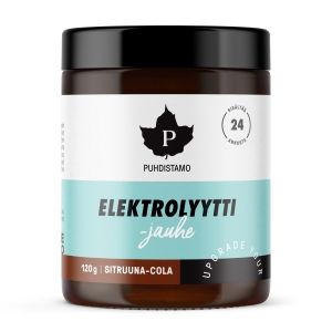 Puhdistamo Athletics Elektrolyyttijauhe Sitruuna-Cola 120g