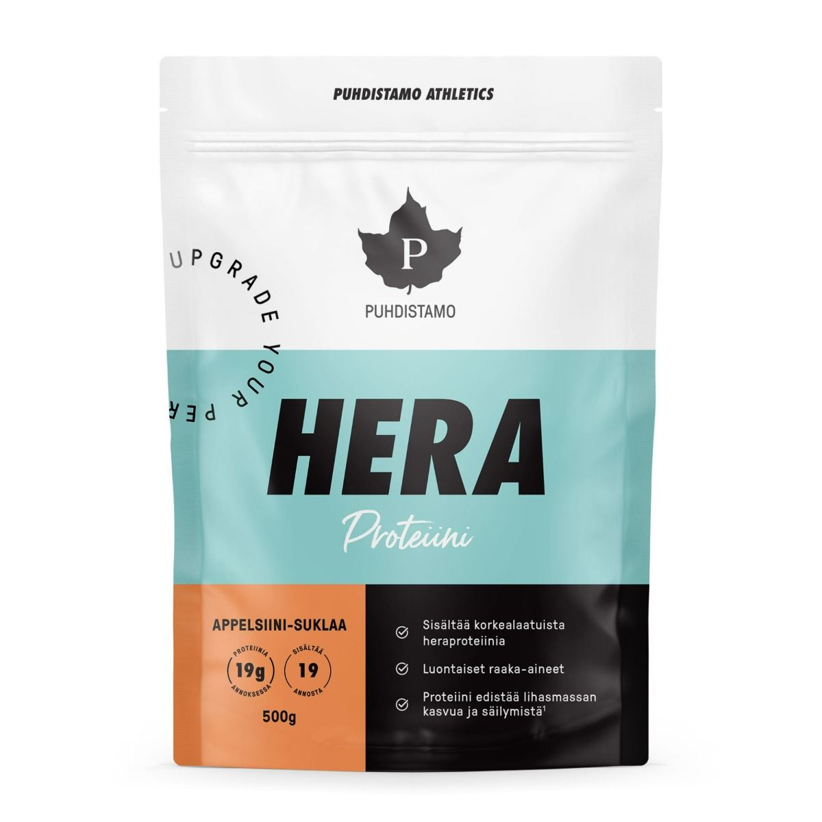 Puhdistamo Athletics Heraproteiini, Appelsiini-Suklaa 500 g