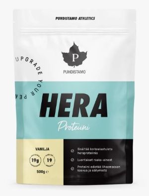 Puhdistamo Athletics Heraproteiini, Vanilja 500g