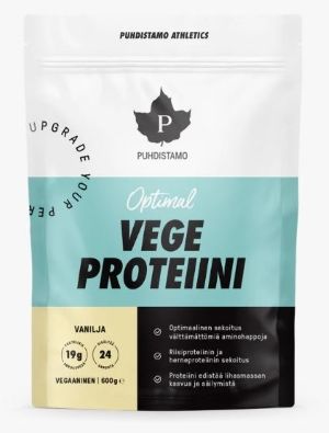 Puhdistamo Athletics Optimal Vegeproteiini, Vanilja 600g