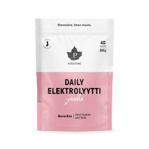 Puhdistamo Daily Elektrolyyttijauhe Mansikka 200g