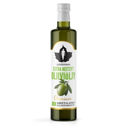 Puhdistamo Luomu Extra Neitsyt Oliiviöljy, 500 ml