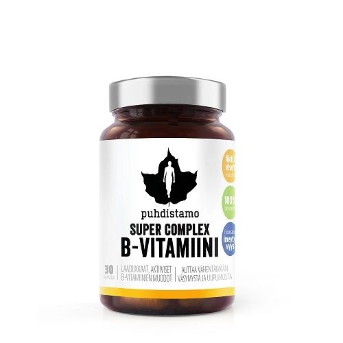 Puhdistamo Super Complex B-vitamiini, 30 kaps.