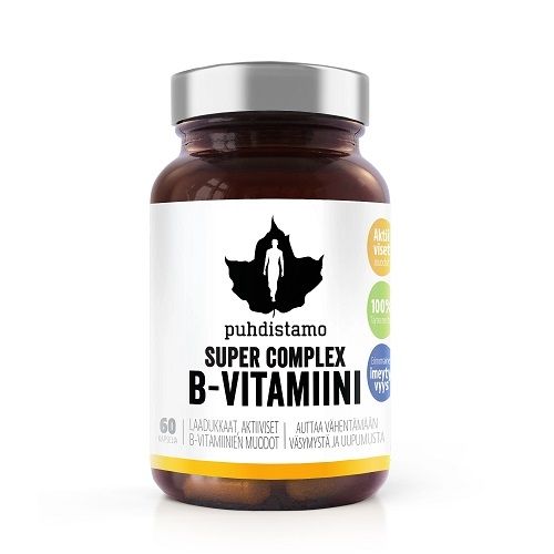 Puhdistamo Super Complex B-vitamiini, 60 kaps.