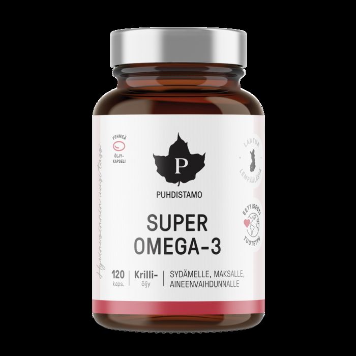 Puhdistamo Krilliöljy Omega-3 120 kapselia