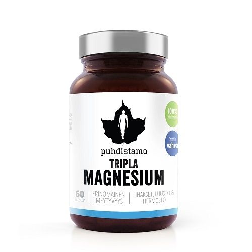 Puhdistamo Tripla Magnesium, 60 kaps.