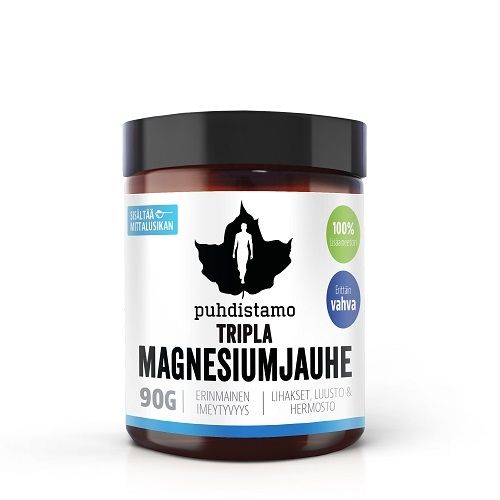 Puhdistamo Tripla magnesiumjauhe, 90 g 