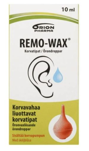 Remo-Wax korvatipat + pumppu 10ml