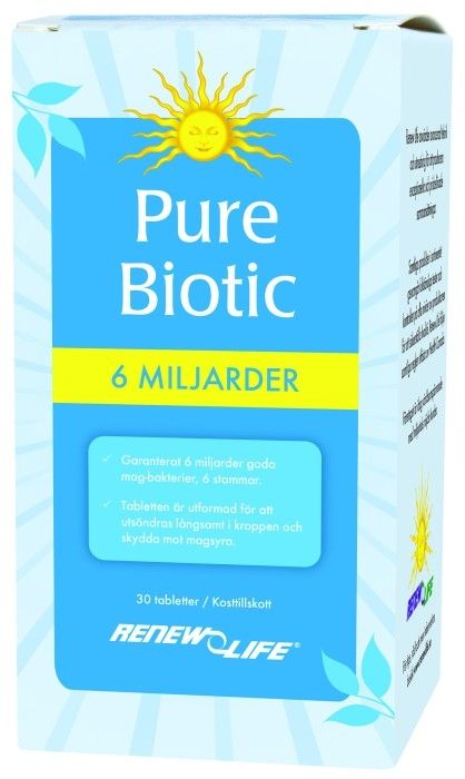 ReNew Life Pure Biotic, 30 tabletter