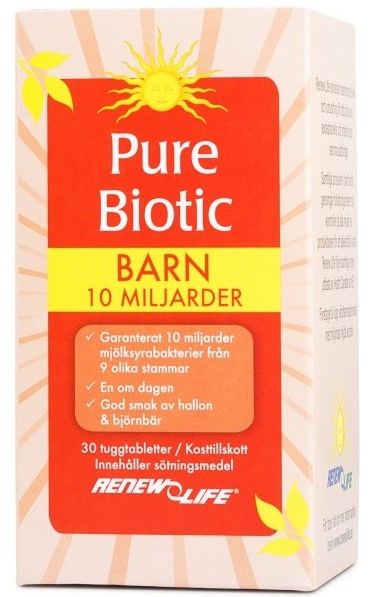 ReNew Life Pure Biotic Barn, 30 tuggtabletter