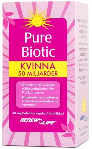 ReNew Life Pure Biotic Kvinna, 30 kapslar