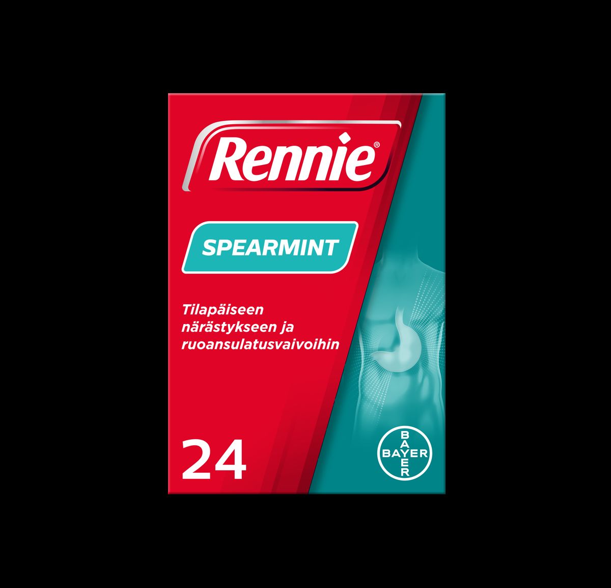 RENNIE SPEARMINT 24 imeskelytablettia