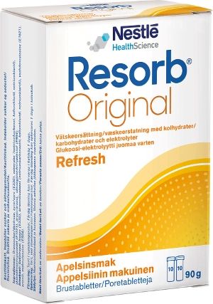 Resorb Original Appelsiini 2x10 tabl