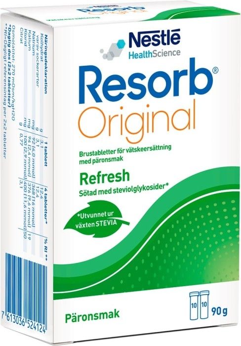 Resorb Original Päron Brustabletter, 20 st