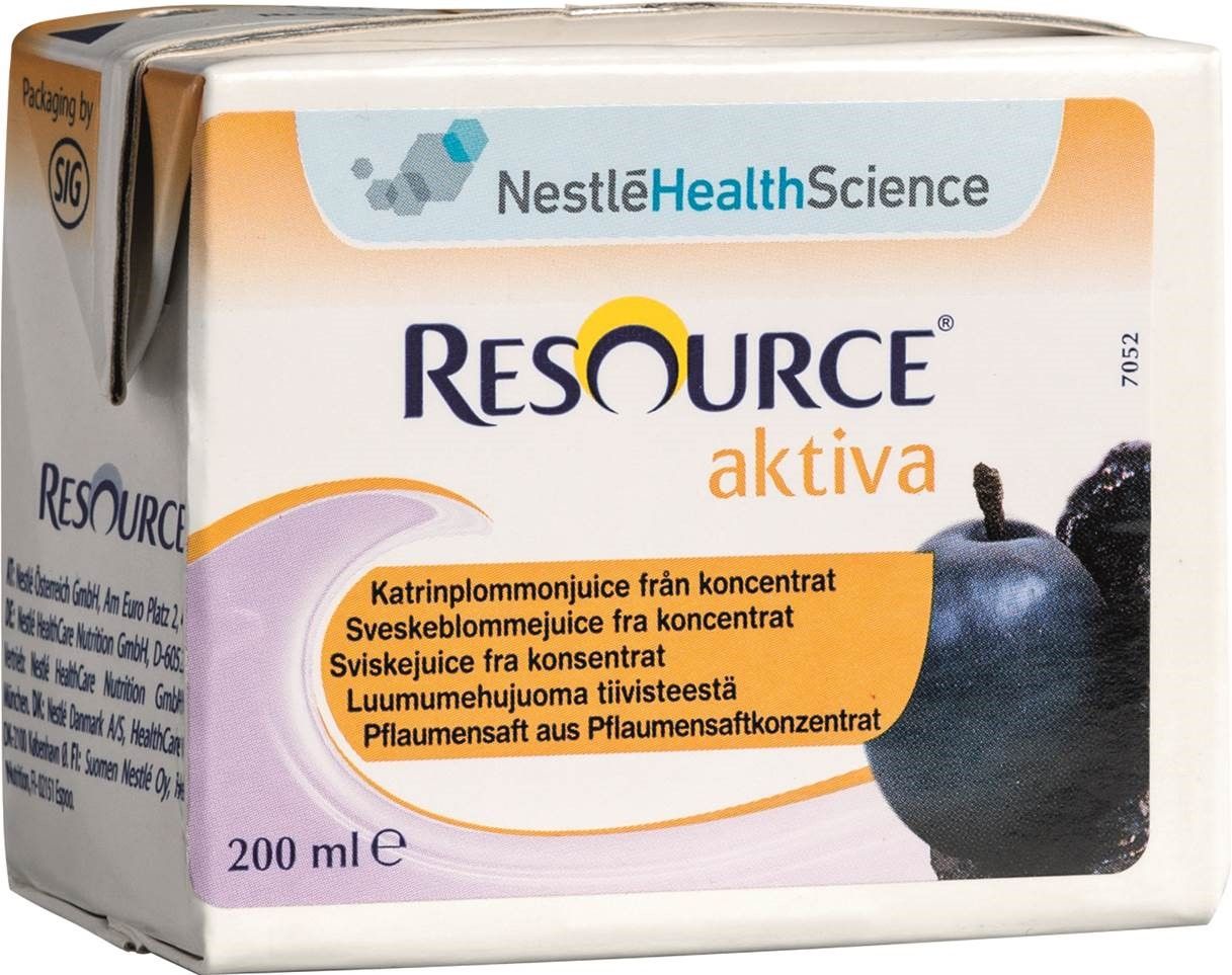 Resource Aktiva Katrinplommonjuice, 200 ml