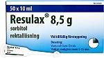 Resulax, rektallösning, 8,5 g, 50X10 ml