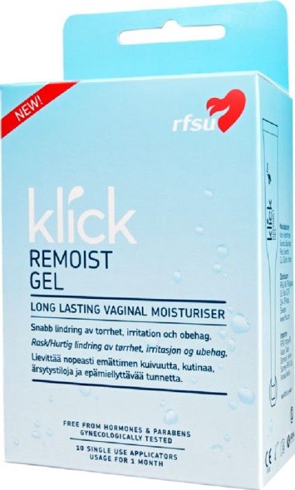 RFSU Klick Remoist Gel, 10 st