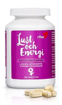 RFSU Lust Och Energi Kvinna, 100 tabletter