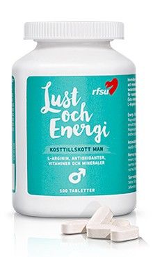 RFSU Lust Och Energi Man, 100 tabletter