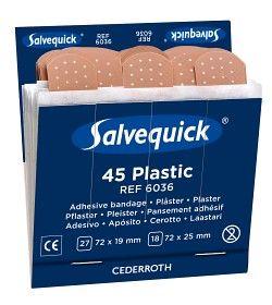 CF Salvequick Muovilaastari täyttö, 45 kpl