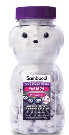 Sambucol Teddies, 60 tuggtabletter