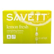 Savett  Lemon Fresh  kosteuspyyhe, 10 kpl